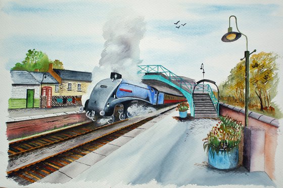 Sir Nigel Gresley at Pickering Station