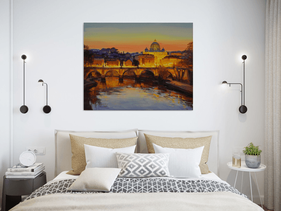St. Angelo Bridge in Rome