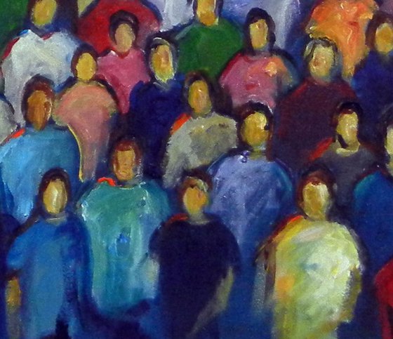 Anonymity : Crowd 48x36