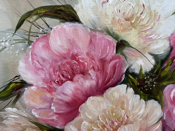 Blooms of Elegance- Peony Bouquet