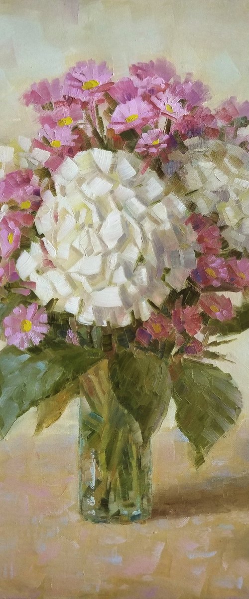 "Spring bouquet" , 40X50 cm by Vitalii Konoval