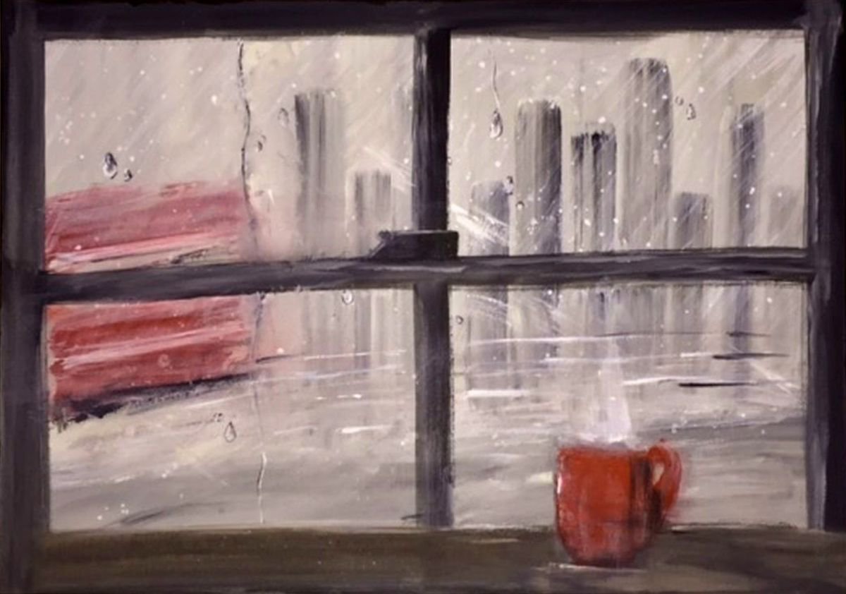 Abstract Coffee break by Paul Simon Hughes