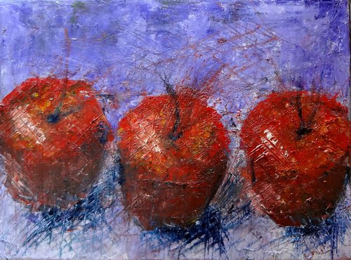 Revive Apples still life by katy hawk