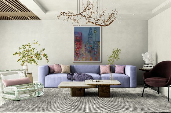 Londoners in the Rain