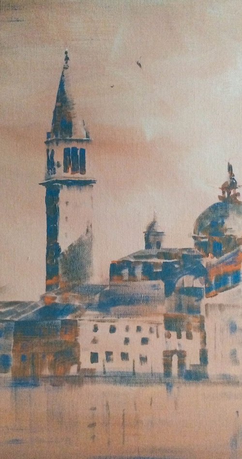 San Gorggio Venice 50x40 2024 by Nenad Kojić watercolorist