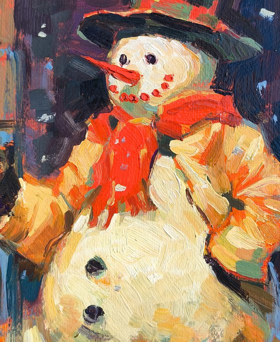 The Cheerful Snowman