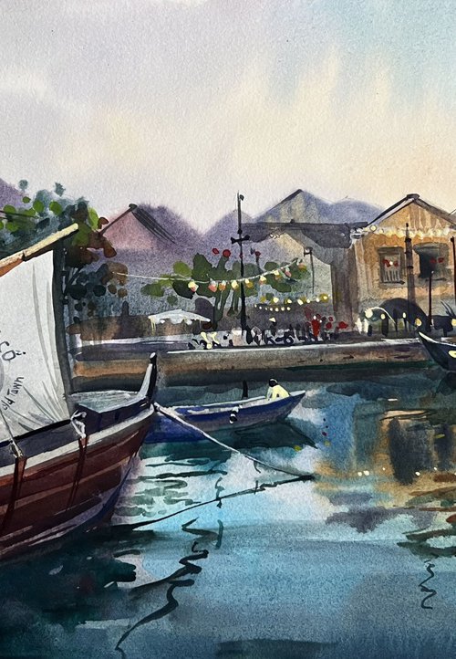 Hoi An, Vietnam. City seafront by Natalia Veyner