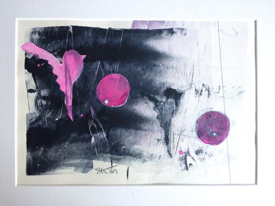 Your World is my World I Monoprint
