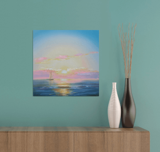 Boat in Sunset 2