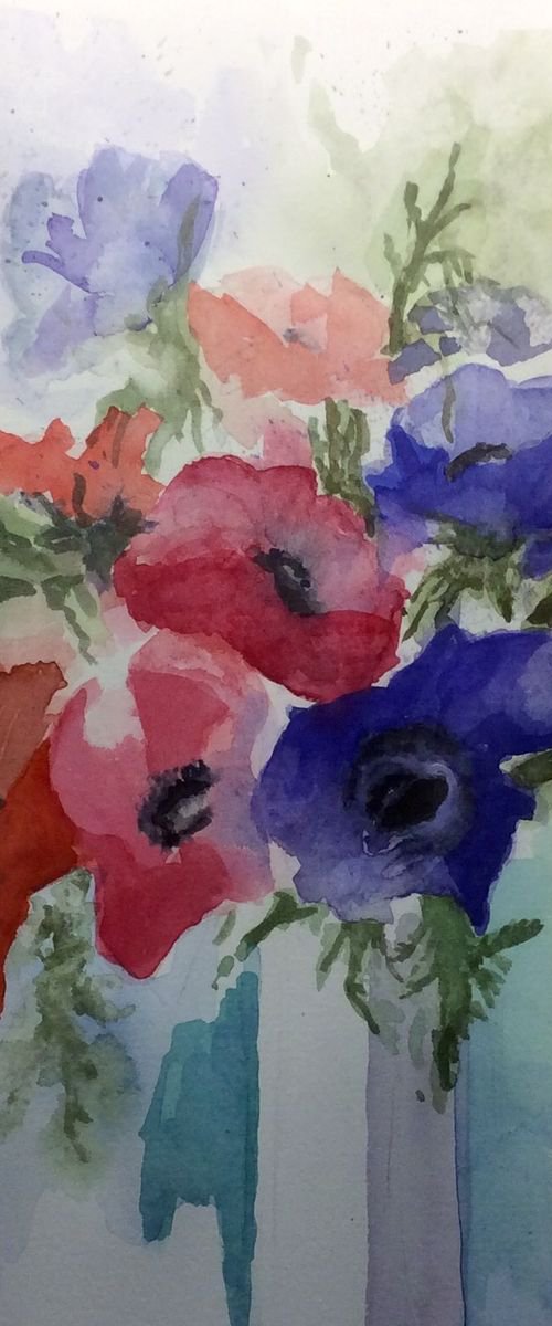 Anemones by Linda Bartlett