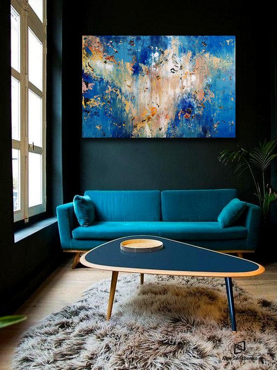 150x100cm. / abstract painting / Abstract 2168