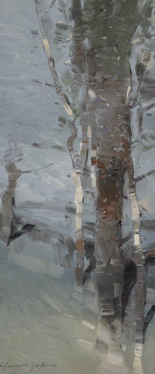 Birches by Vahe Yeremyan