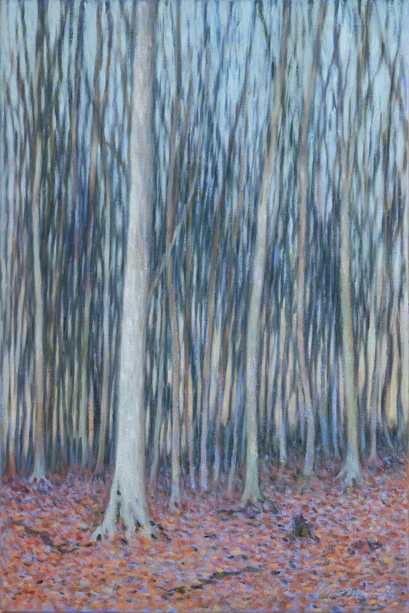 Autumnal Forest By Richard Mierniczak, 16 X 24, Artwork For Sale On Artfinder