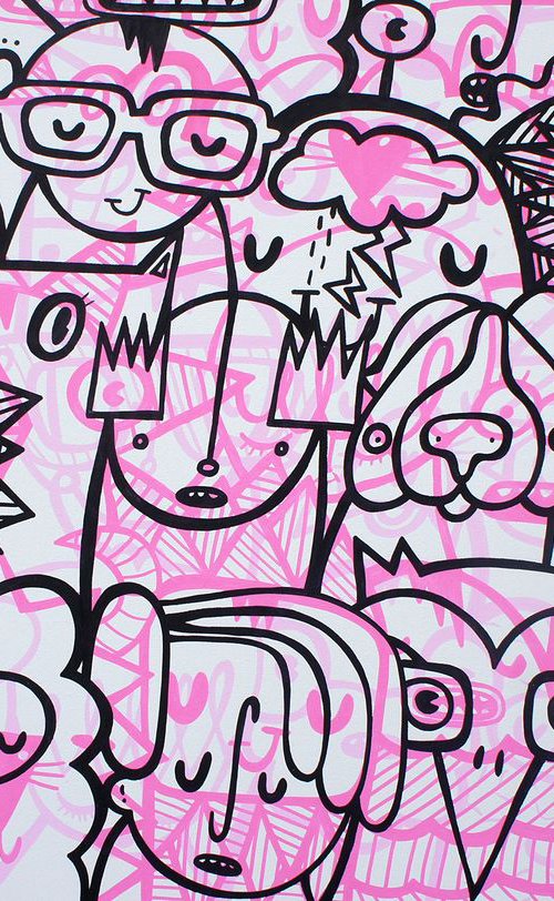 3 Layer Crowd by Kev Munday