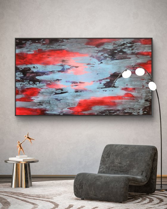 REFLECTION III-Contemporary Abstract Painting