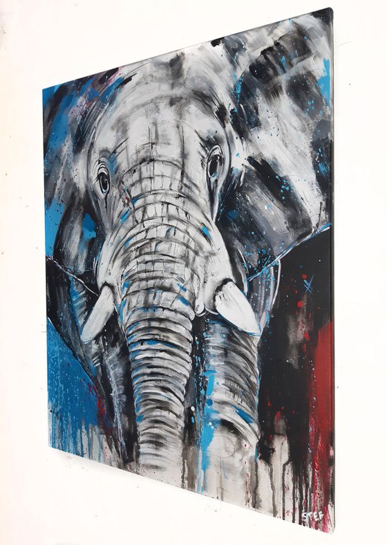 ELEPHANT #11 - Work Series 'One of the big five'