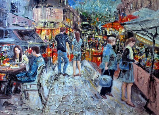 London Market 23x30 in