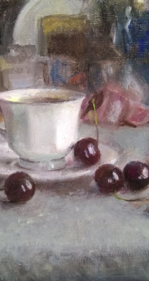 Tea With Cherry by HELINDA (Olga Müller)