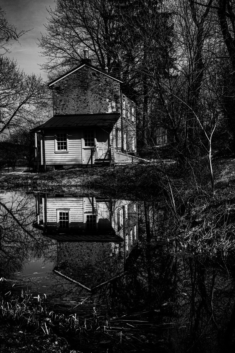 Photorealistic Landscape Photograph By David Huntzinger, 28 X 17, Reflections In Time, Original Artwork