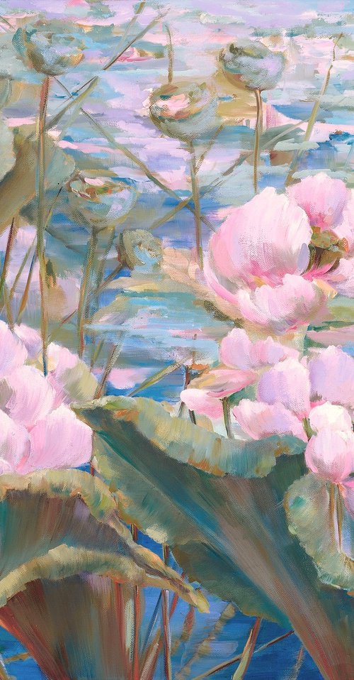 Lotus Pond by vera saiko