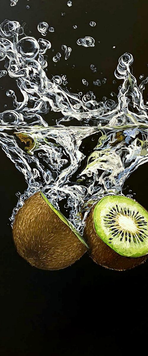 Kiwi underwater by Elena Adele Dmitrenko