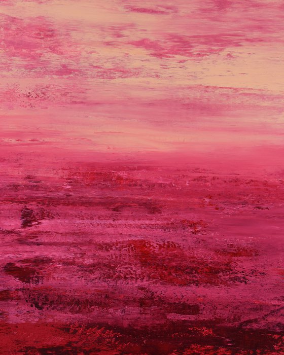 Rose Pink - Modern Color Field Abstract