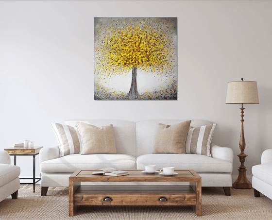 Jubilant Yellow Tree
