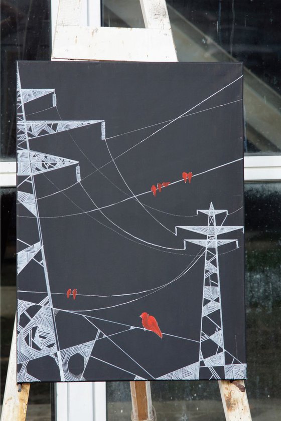 "Birds On Wires IV"
