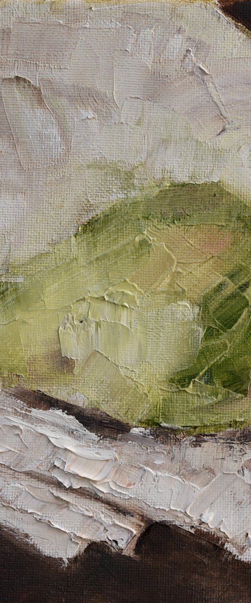 Green pear by Elena Zapassky