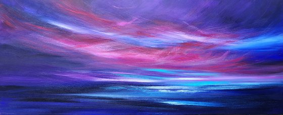 Magenta Dreaming - seascape, emotional, panoramic