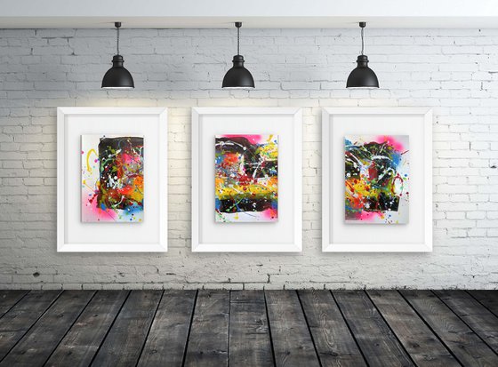 Paper Artmotion 30x40 01 - Triptych