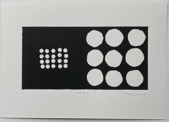 Mono No.3 original abstract monotype