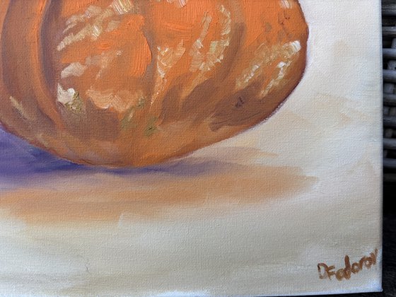 A small pumpkin. still life