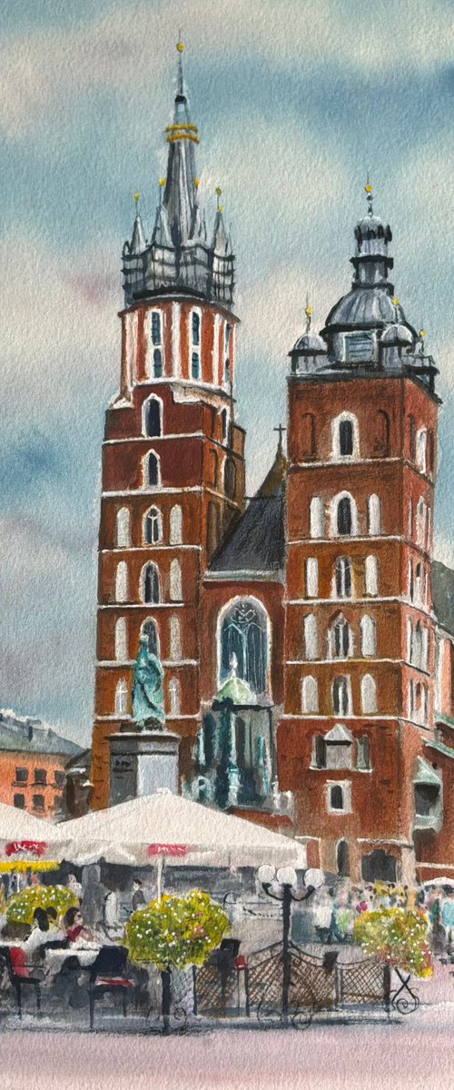 City scene, krakow Poland by Darren Carey