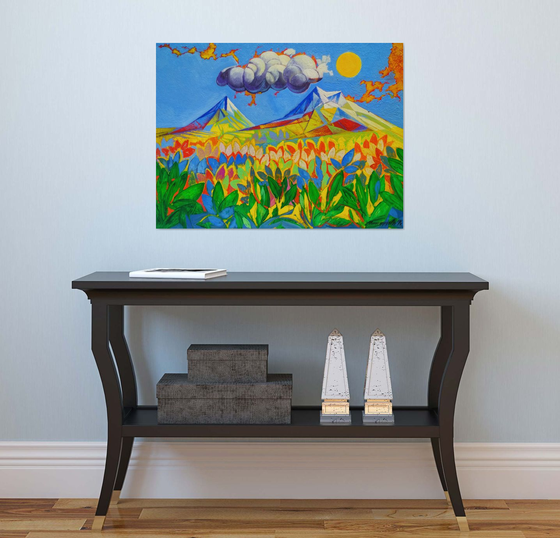 Ararat (60x80cm, oil painting, ready to hang)