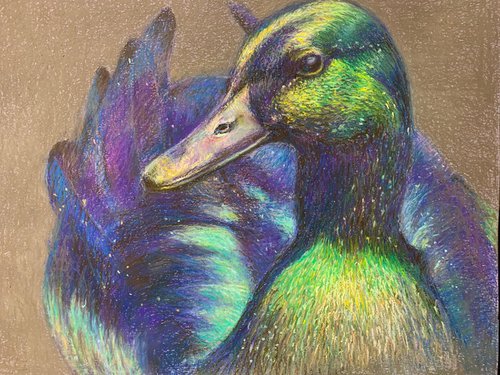 Emerald Duck by Nataliia Zaharuk