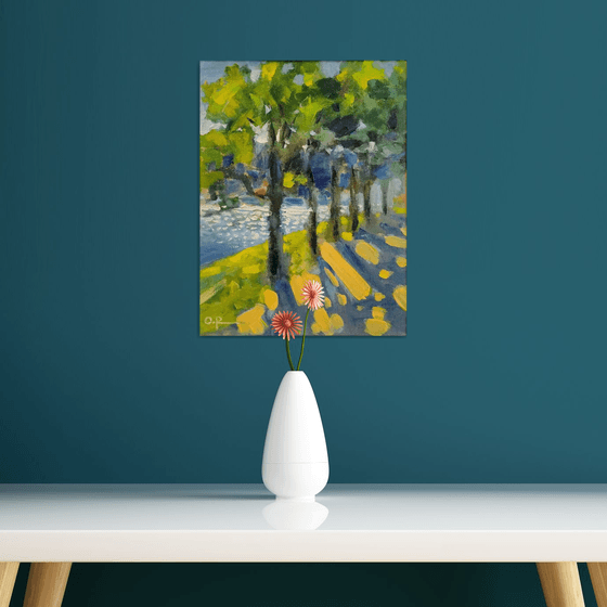 Impression. By the lake