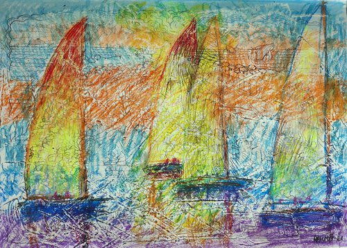 Colored Sails. by Rakhmet Redzhepov