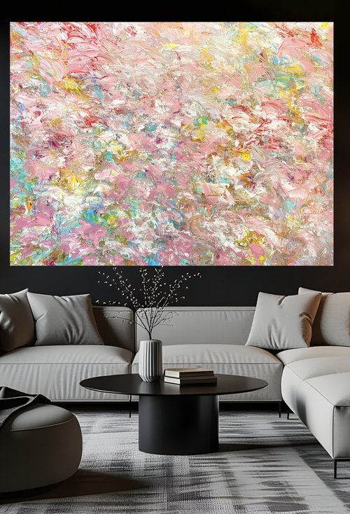 Pink Clouded Blue by Estelle Asmodelle