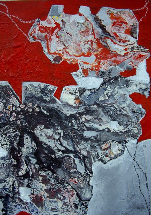 Volcanic abstraction by Sylvie Oliveri