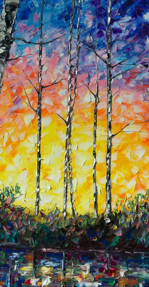 Morning Breaks by Lena Owens at OLena Art