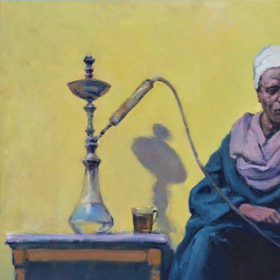 Hookah Smoker. Cairo