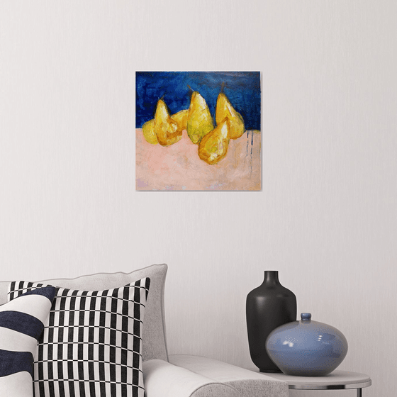 Pears - oil painting
