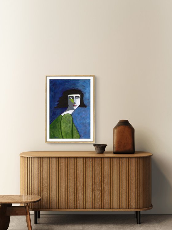 Contemporary Figurative Portrait Woman