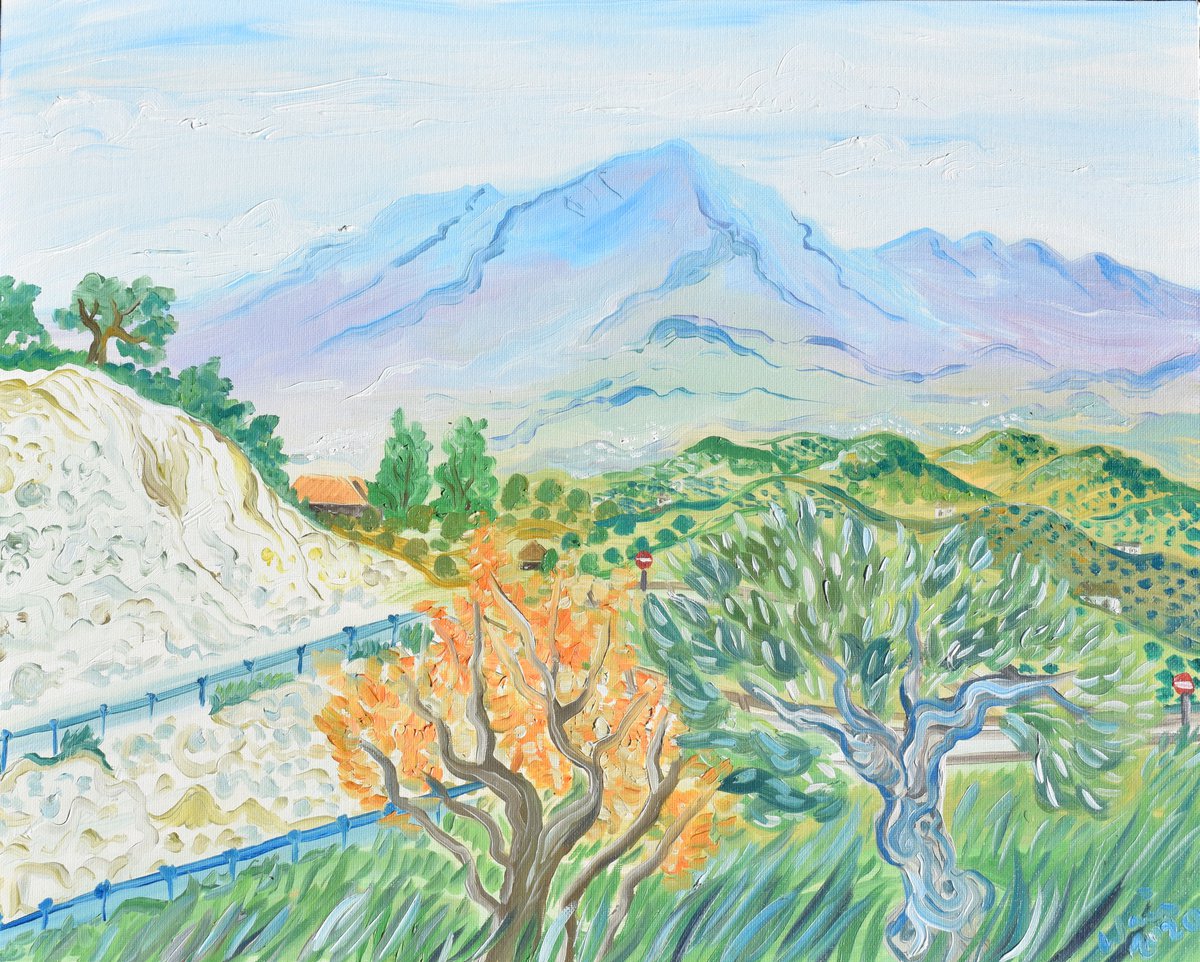 Sierra Gorda looking towards Sierra de las Nieves by Kirsty Wain