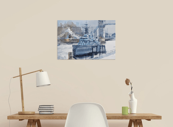 Floating by the Thames 2