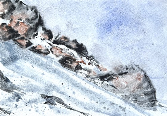 Frost in the mountains