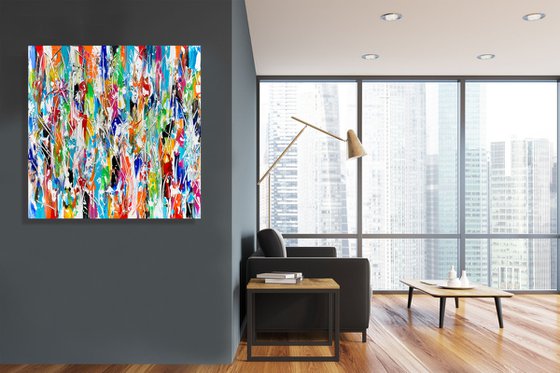 Emotion & Energy of Color #6 - TEXTURED ABSTRACT ART –  READY TO HANG!