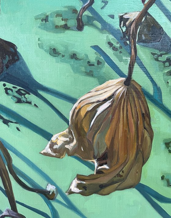 The Flight. Lotus pond