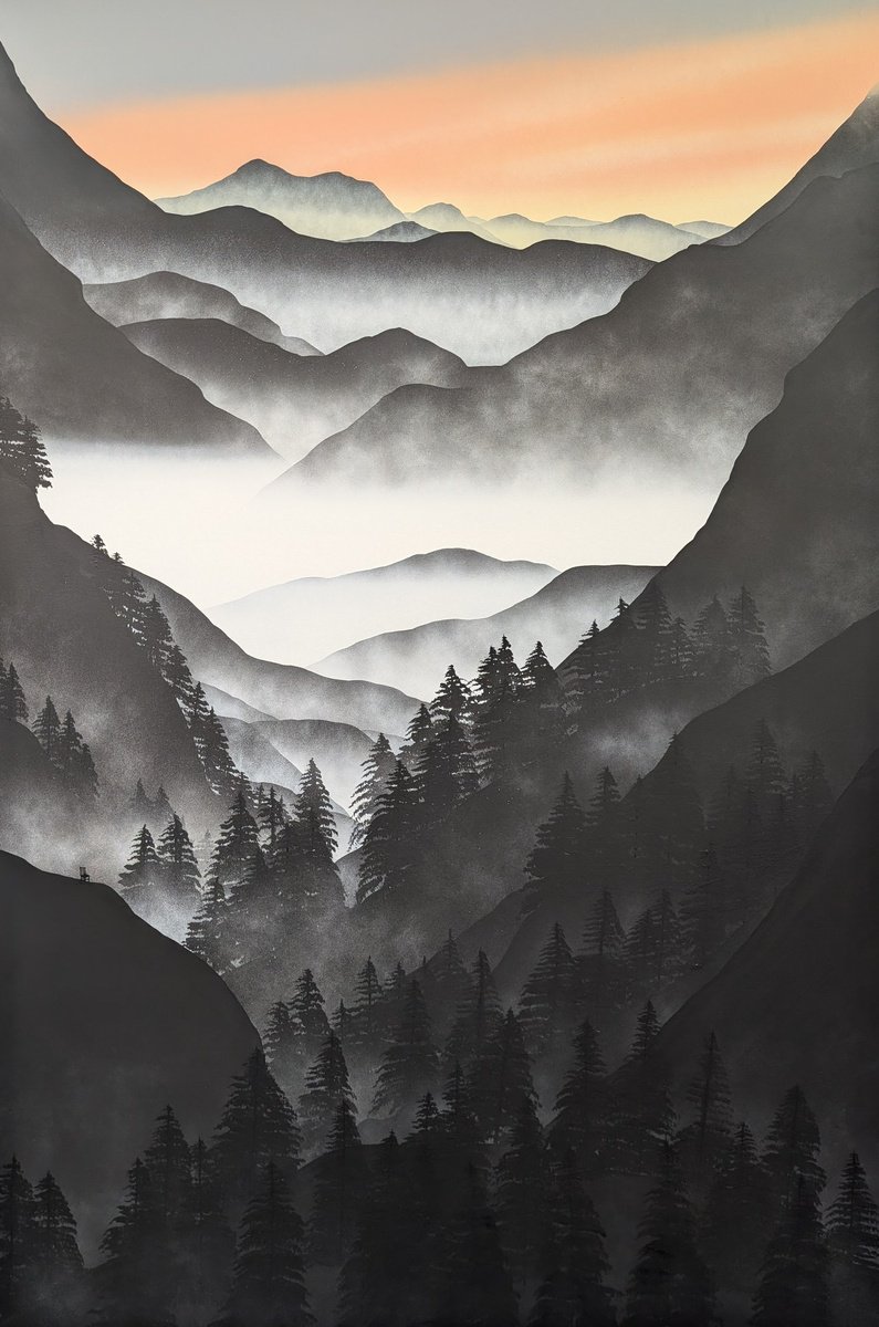 Acrylic Painting , Pause By Robert Owen Bloomfield, 39 X 59, Artwork For Sale On Artfinder